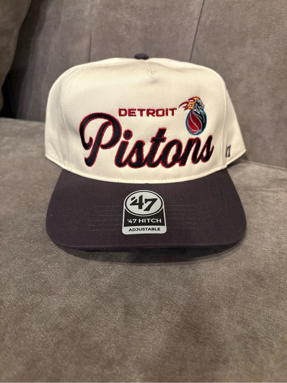 Brand New Detroit Pistons NBA SnapBack Hat By 47bran